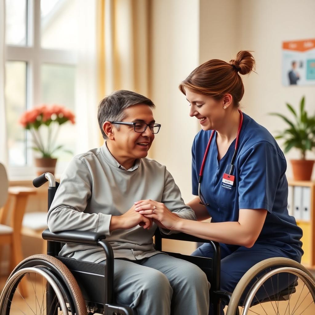 Accompagnement d'une personne en situation de handicap en établissement